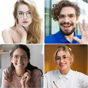 Unisex Glasses Classic Round Frames