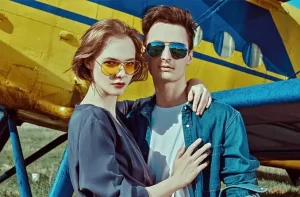 Unisex Glasses Aviator Frames
