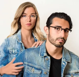 Unisex Glasses Rimless Frames