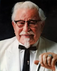Vintage Glasses Frame Browline-Colonel-Sanders