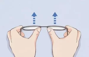 Keep Glasses from Slipping Bend the Temples